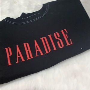 Paradise Pullover Black Hoodie